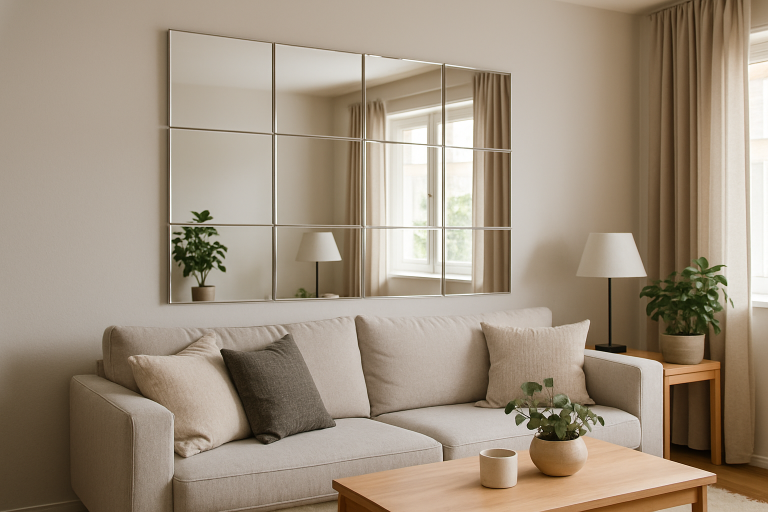 Decoração com Espelhos: Transforme Sua Sala Gastando Pouco