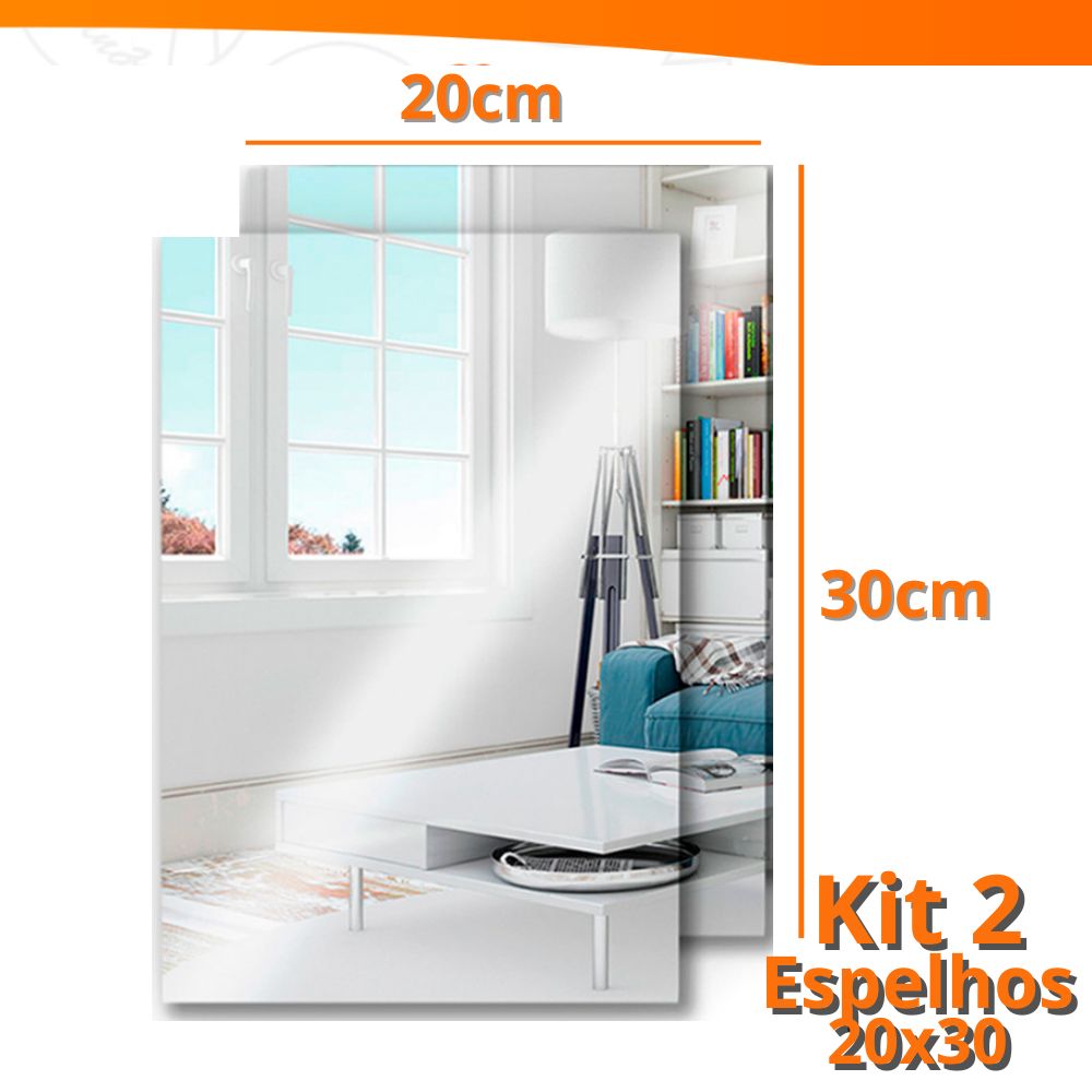 Espelhos Adesivos Acrílico Oval e Retangular Diversos Tamanhos – Decoração Moderna e Versátil! - Uzy Shop