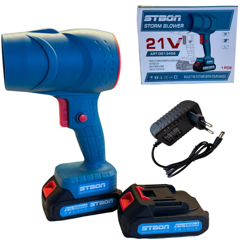 Soprador Turbo Portátil USB Recarregável 2 Baterias Bivolt Super Potente - Uzy Shop