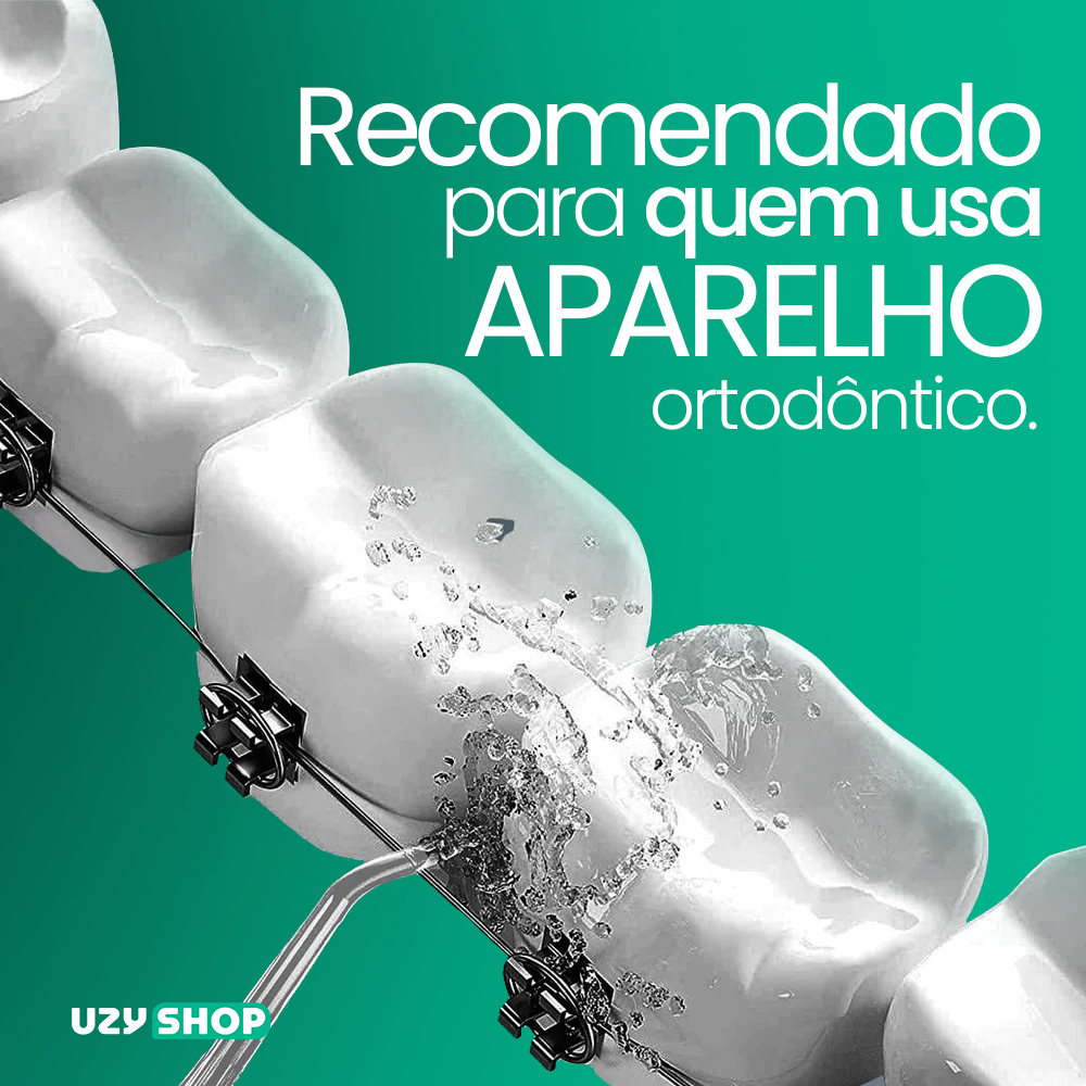 Irrigador Oral Limpeza Bucal Portátil 3 Modos 140psi 200mL 4 - Imagem 4