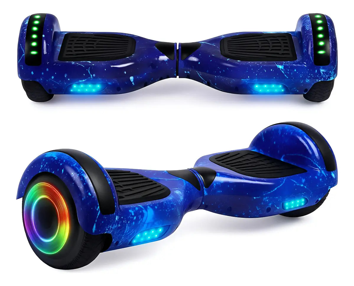 Hoverboard Infantil 6.5 Polegadas LED Bluetooth 600W Motor Duplo