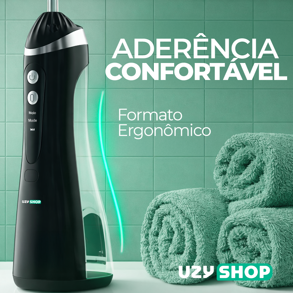 Irrigador Oral Limpeza Bucal Portátil 3 Modos 140psi 200mL 4 - Imagem 2