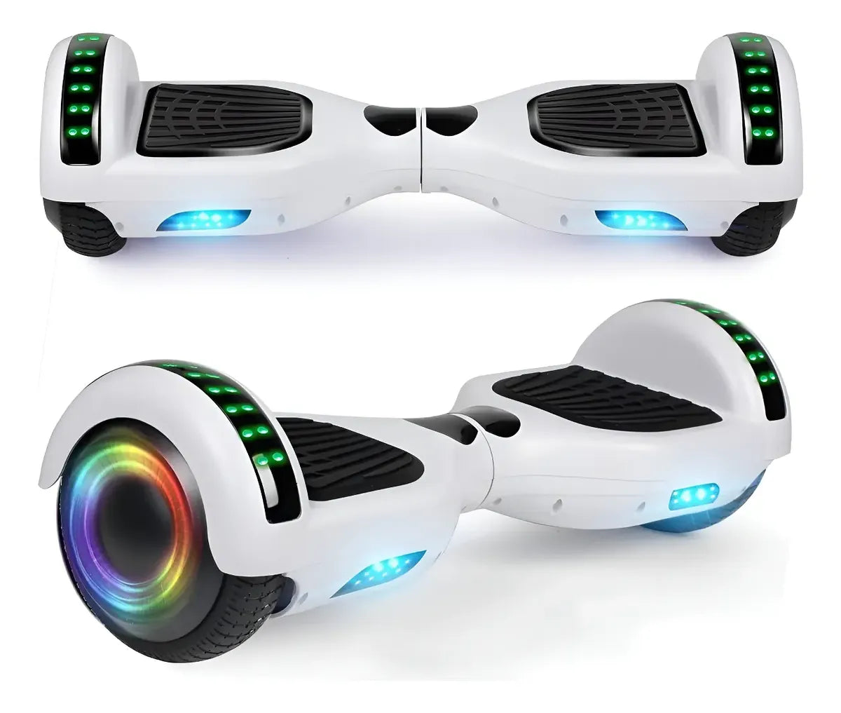 Hoverboard Infantil 6.5 Polegadas LED Bluetooth 600W Motor Duplo