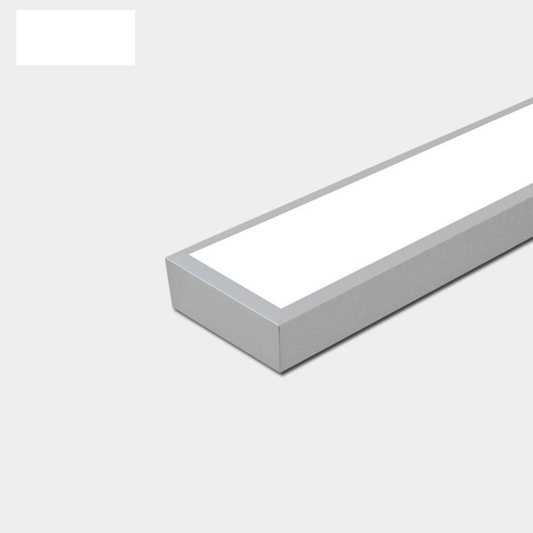 Plafon LED 30W 120x10 Retangular Sobrepor Branco Frio - Iluminação Moderna e Eficiente! - Uzy Shop