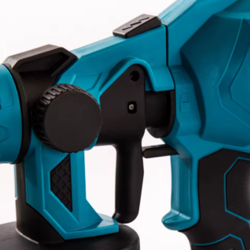 Pistola Pulverizadora 48V 400W 1000ml com 2 Baterias 1500mAh Azul para Pintura