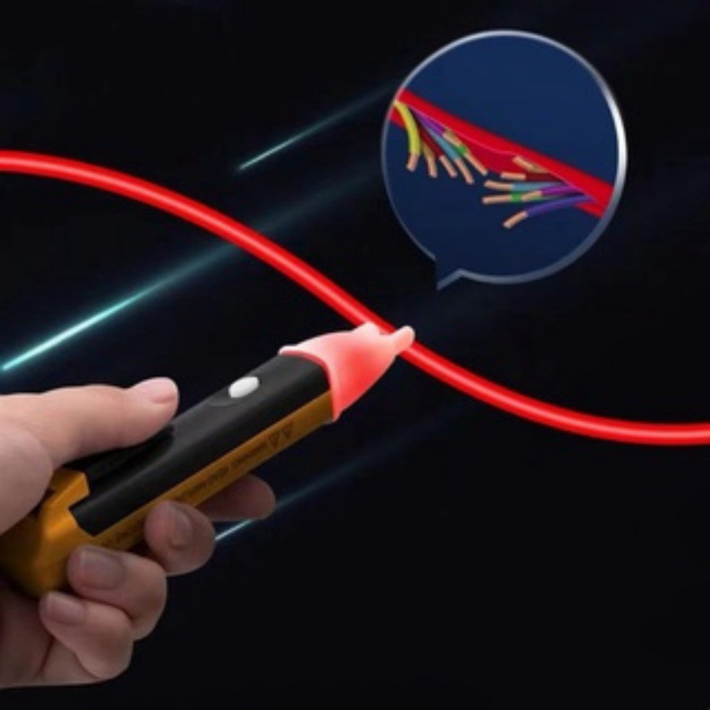 Caneta Teste Tensão 12-250v Elétrica Detectora Corrente Som
