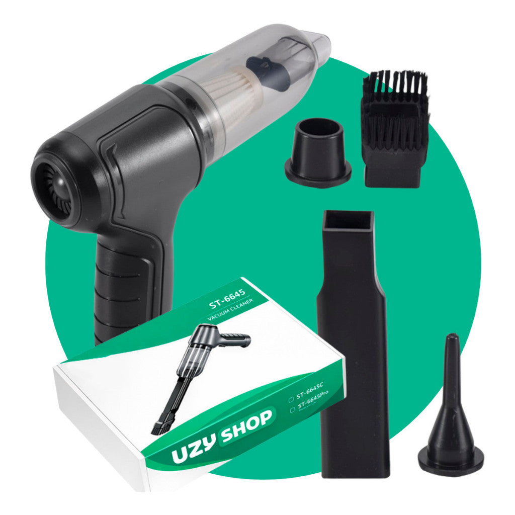 Mini Aspirador Soprador faz Vácuo 3 Em 1 Ar Portátil Usb Lin