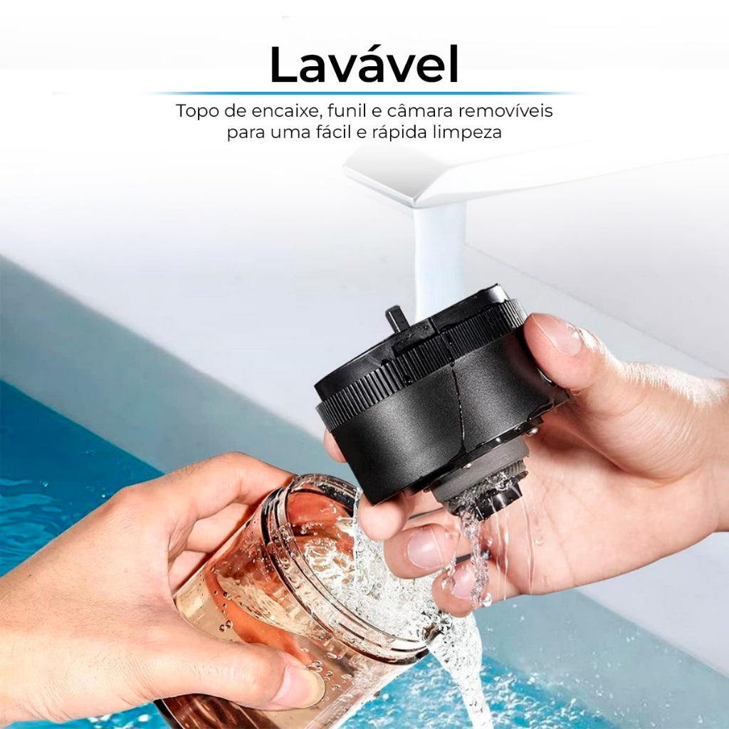 Moedor de Grão de Café Elétrico Portátil Grão Recarregável Portátil Ajuste Níveis de Moagem - Uzy Shop