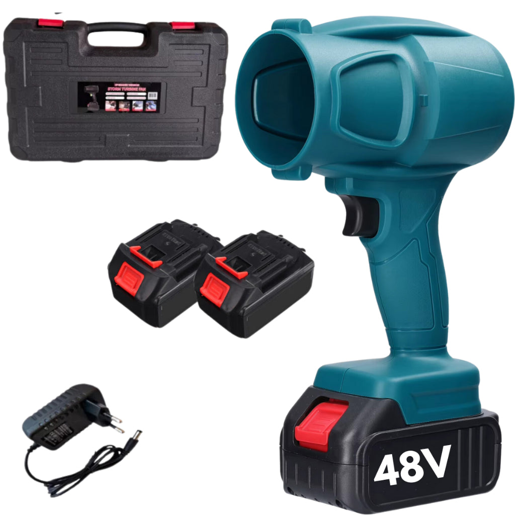 Soprador Turbo Portátil USB Recarregável 2 Baterias Bivolt Super Potente - Uzy Shop