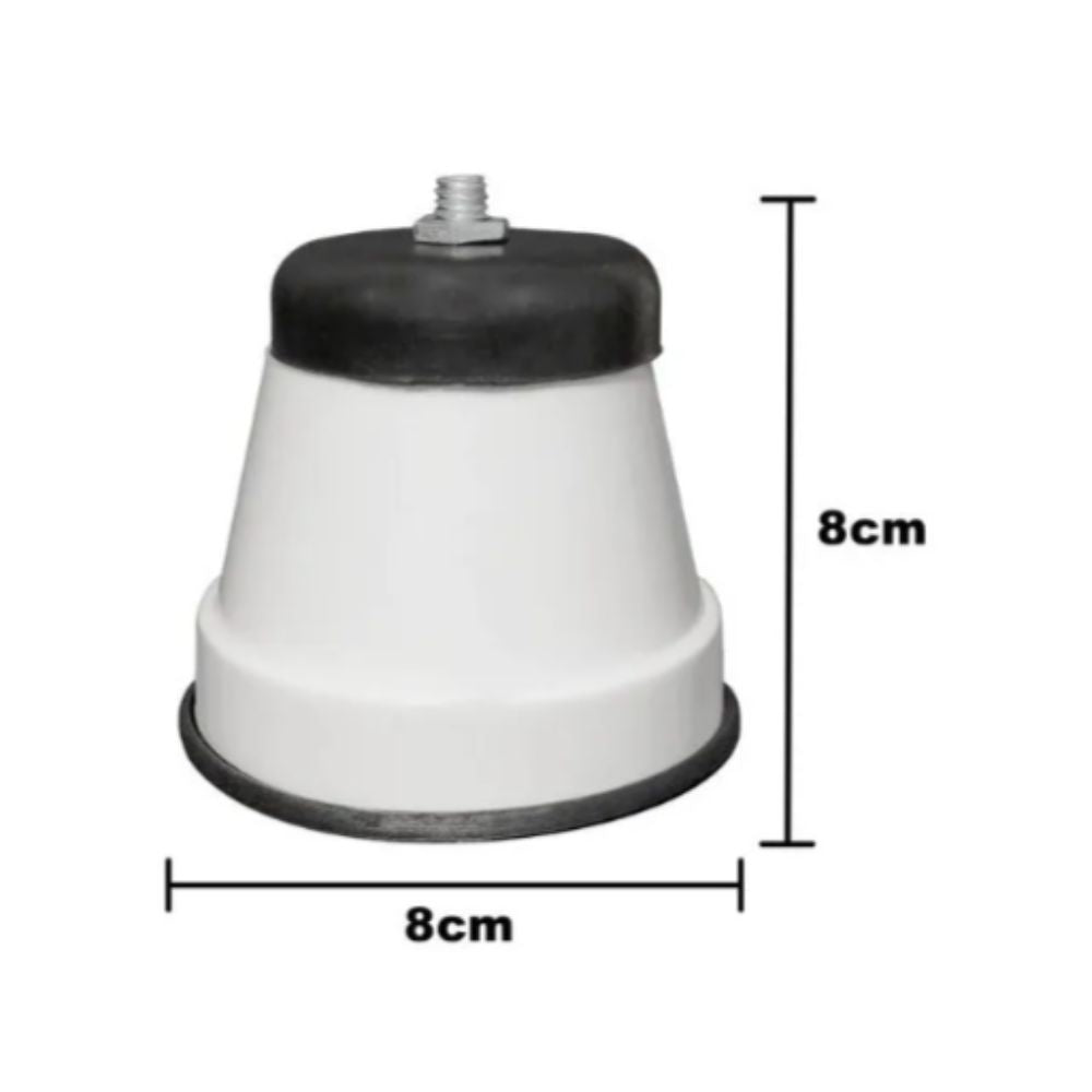 Kit 4 Pés Fogão Geladeira Freezer Com Rodinhas Universal - Uzy Shop