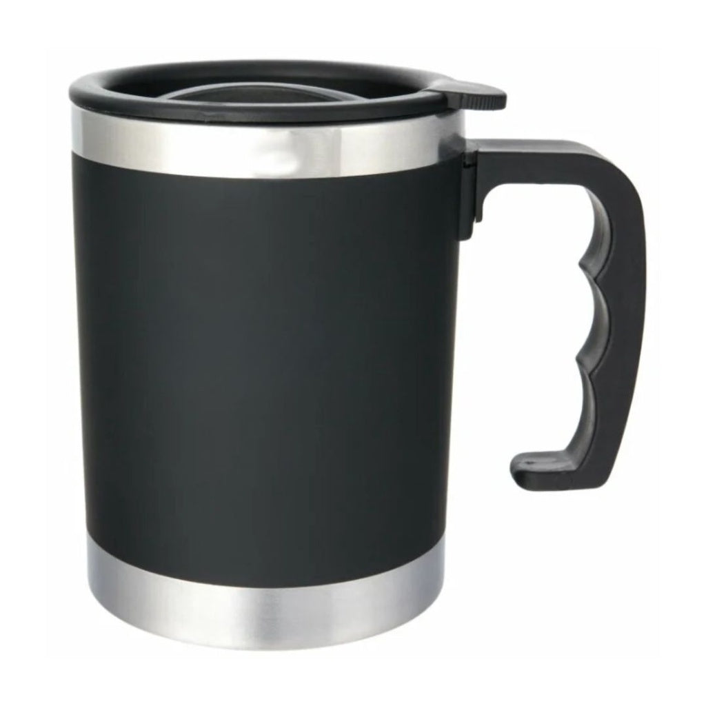 Caneca Térmica Inox 450ml com Alça e Tampa Bebida Fria ou Quente - Uzy Shop