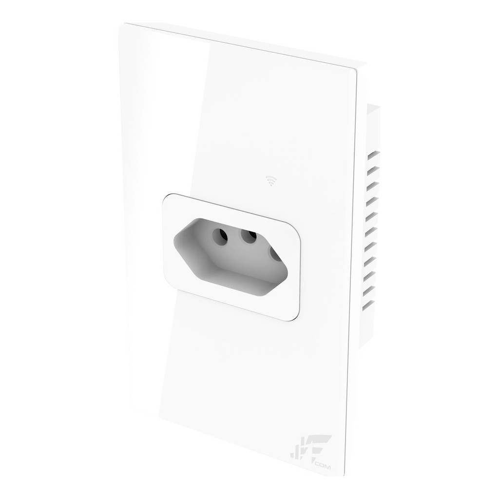 Tomada WiFi Inteligente de Embutir 20A Preto/Branco – Controle e Economia na Palma da Sua Mão! - Uzy Shop