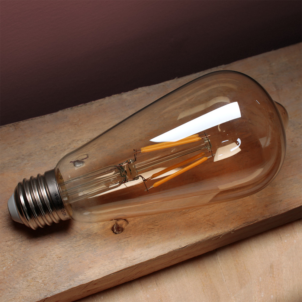 Kit Pendente Corda Sisal Retro 1M + Lâmpada LED Filamento 4W – Iluminação Vintage e Aconchegante! - Uzy Shop