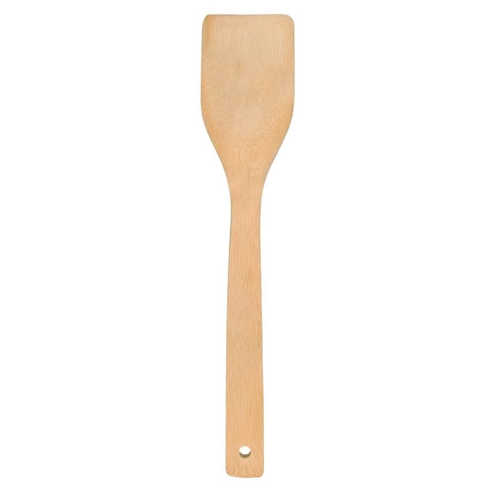 Kit 5 Colher de Pau Utensílios de Cozinha Bambu Mimo Style Madeira Espátula Colher Cozinha Culinária - Uzy Shop