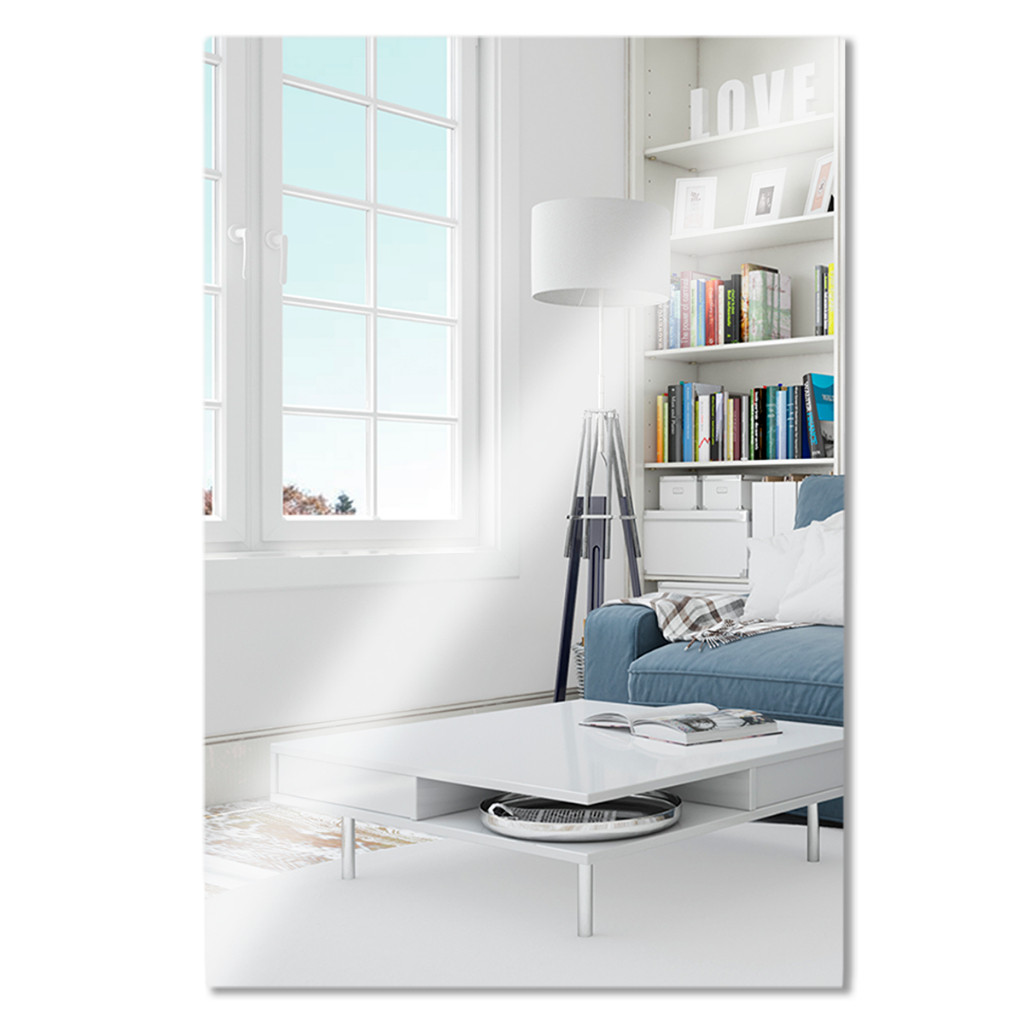 Espelhos Adesivos Acrílico Oval e Retangular Diversos Tamanhos – Decoração Moderna e Versátil! - Uzy Shop