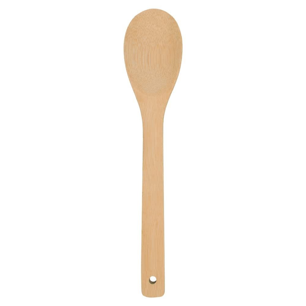 Kit 5 Colher de Pau Utensílios de Cozinha Bambu Mimo Style Madeira Espátula Colher Cozinha Culinária - Uzy Shop