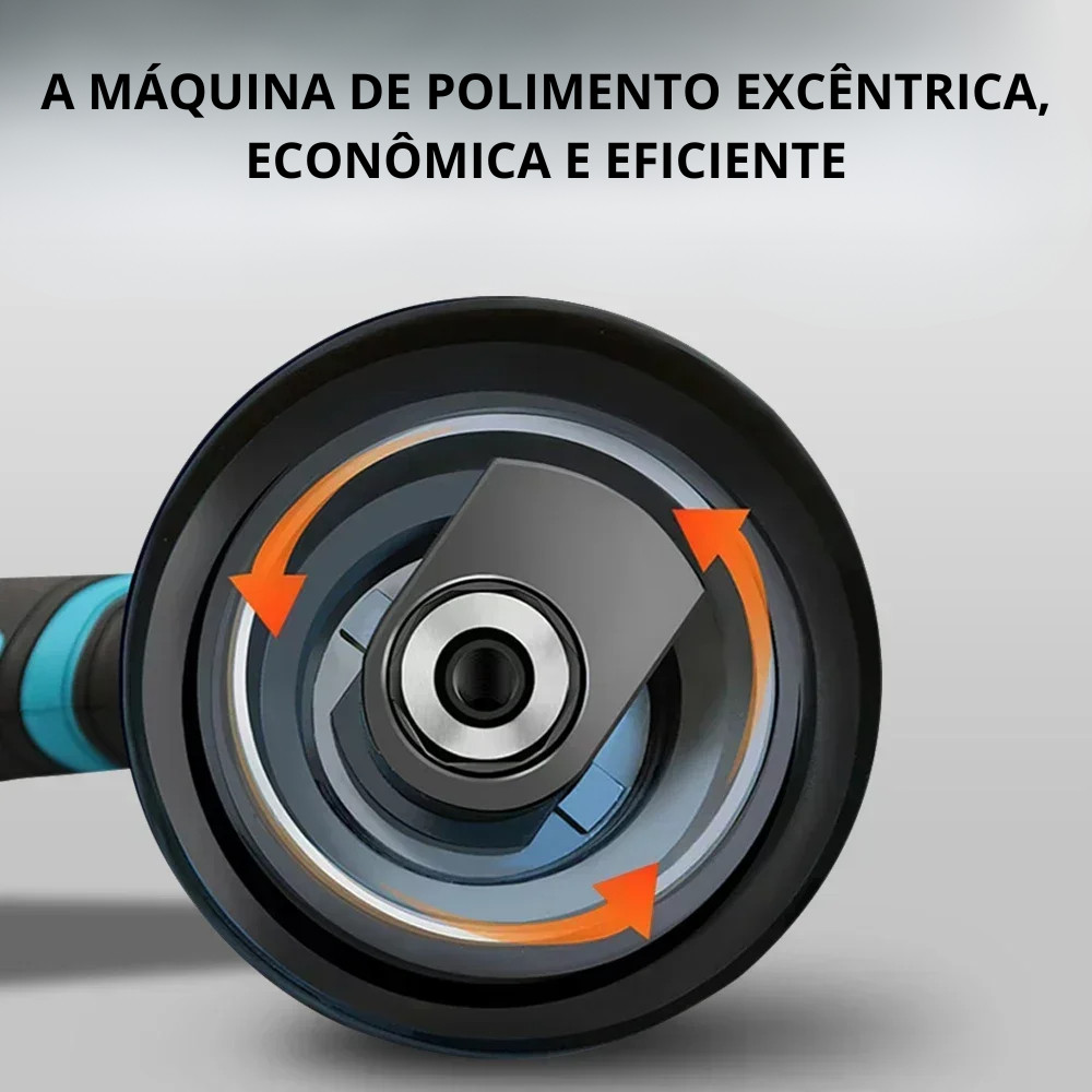 Lixadeira Polidora Portátil Sem Fio Polimax Pro 12V – Polimento Profissional em Suas Mãos - Uzy Shop