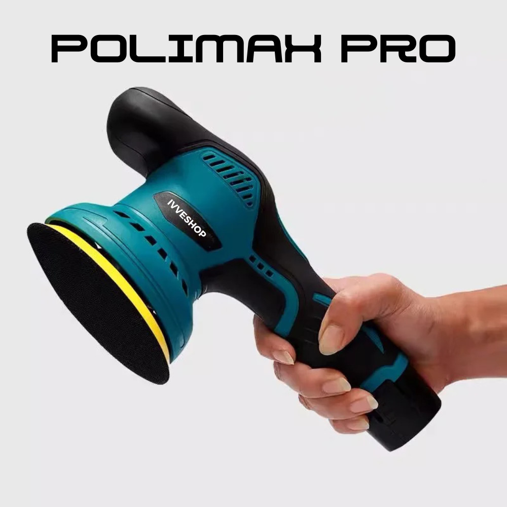 Lixadeira Polidora Portátil Sem Fio Polimax Pro 12V – Polimento Profissional em Suas Mãos - Uzy Shop