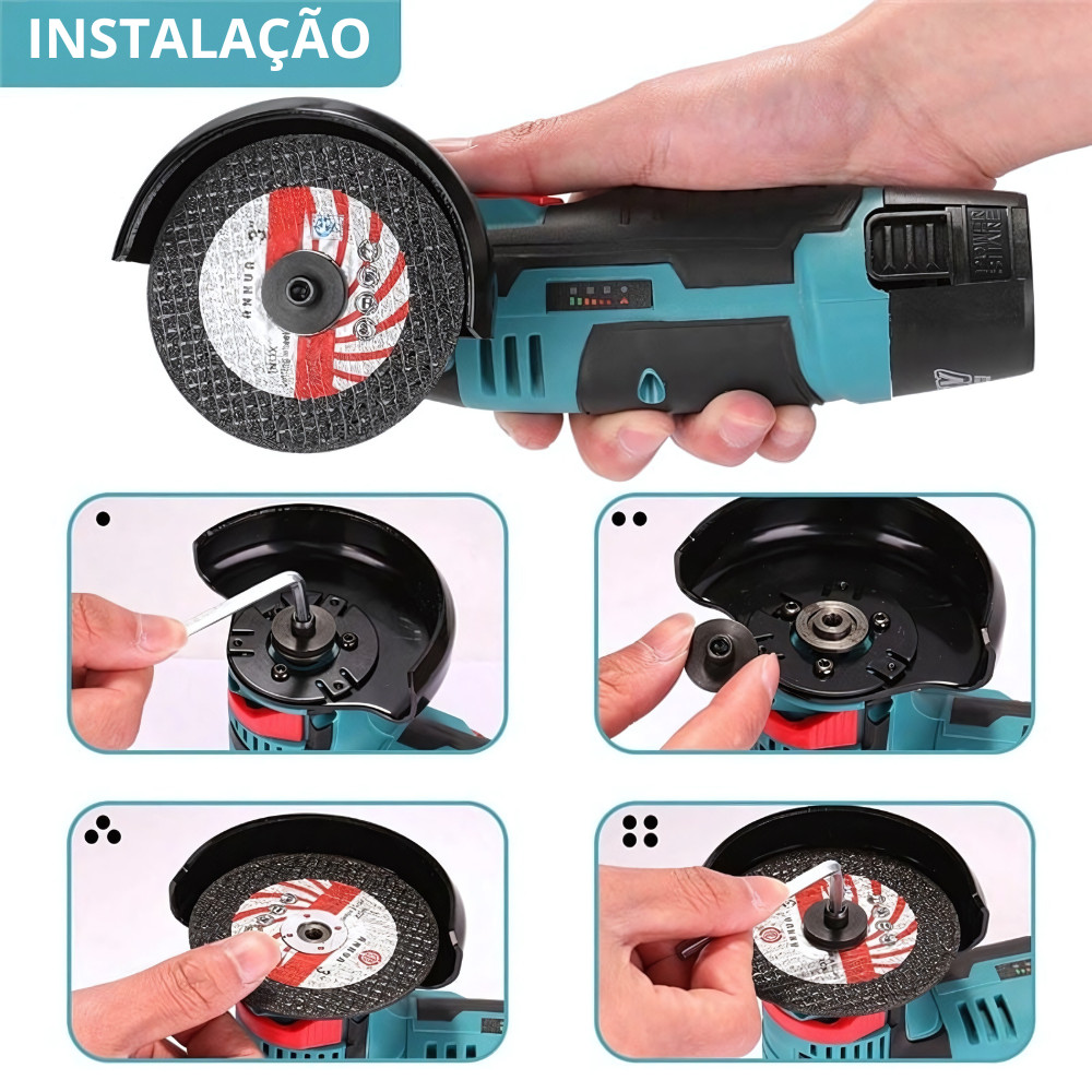 Kit com 20 Discos de Corte PowerGrip 76mm – Desempenho Imbatível para Seus Projetos! - Uzy Shop