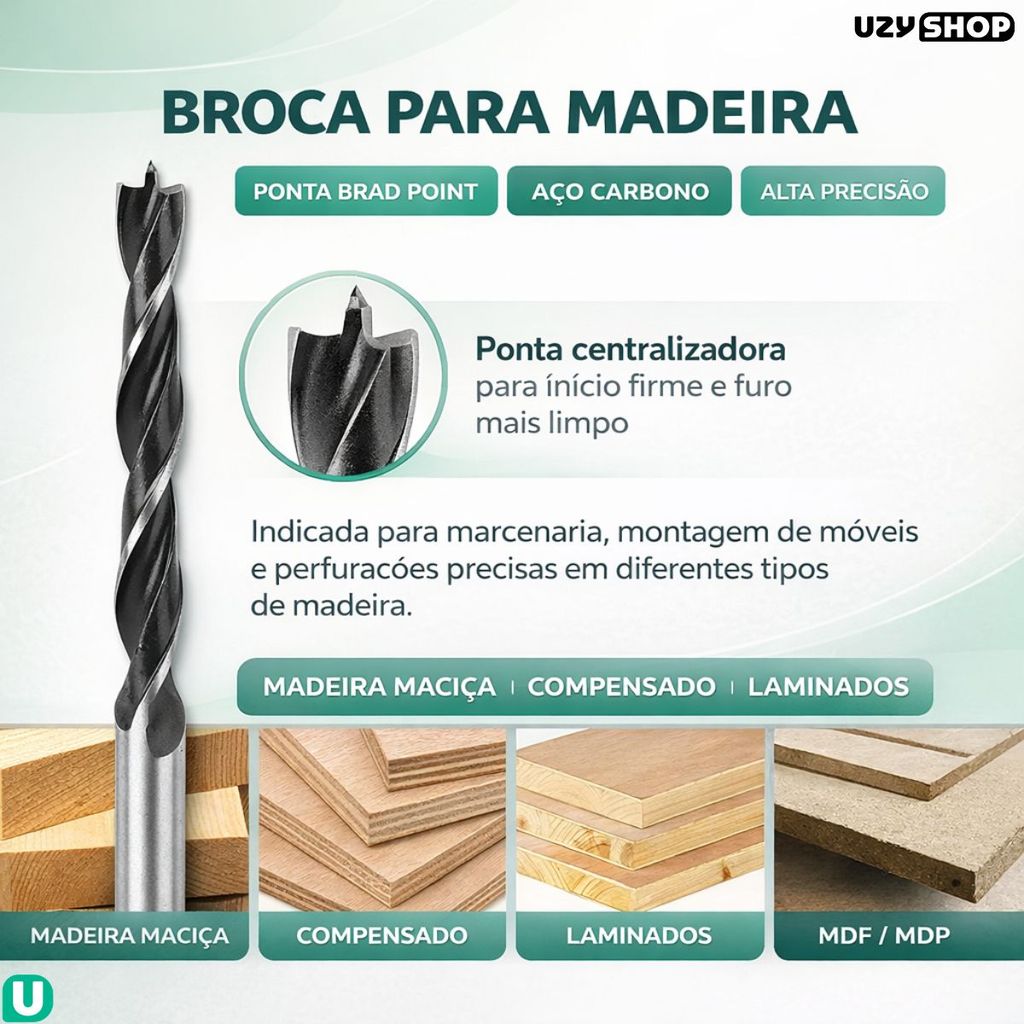 Jogo 300 Peças Brocas Bits Titanium Buchas Perfuração Profissional Durabilidade para Perfuração
