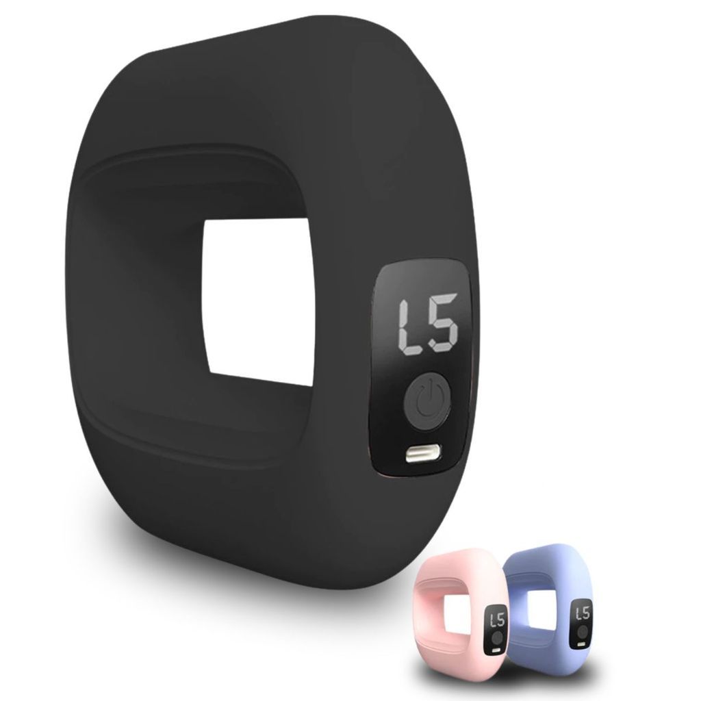 Massageador Elétrico Anel 8 Níveis Vibração Queima Caloria Cintura Abdômen Glúteos Recuperação Pós