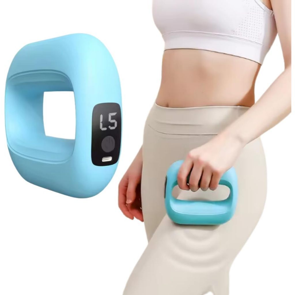 Massageador Elétrico Anel 8 Níveis Vibração Queima Caloria Cintura Abdômen Glúteos Recuperação Pós