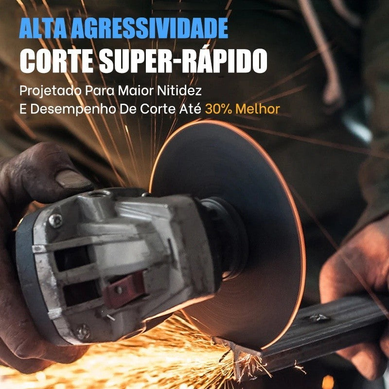Kit 20 Discos Corte Ferro 76mm Super Estoque Economia Máxima Serralherias Oficinas Profissional