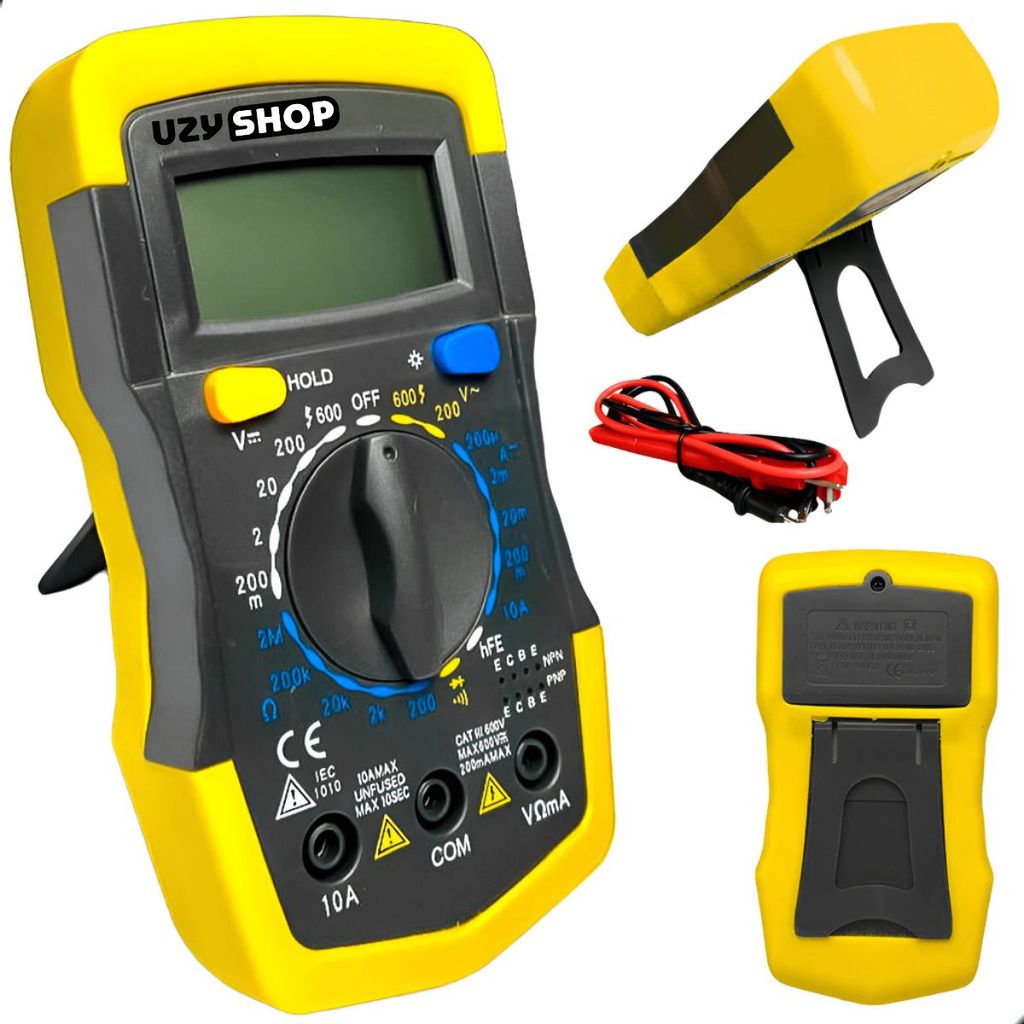 Kit Detecção Teste Medição Elétrica 4 Ferramentas Profissionais Multímetro Voltímetro Completo