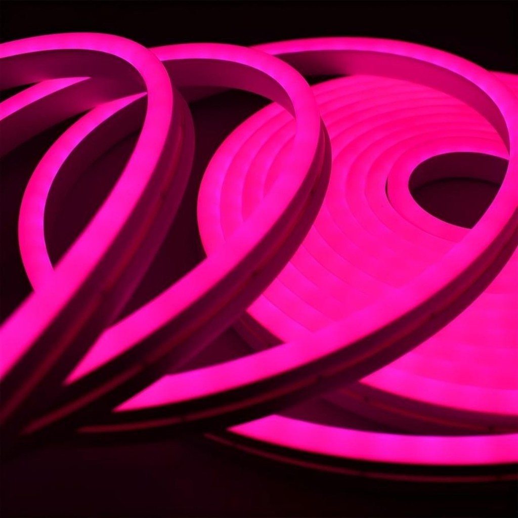 Fita de Led Mangueira Neon 5 Metros 22W Alto Brilho Flexivel 12V Siliconada IP65 Sem Fonte