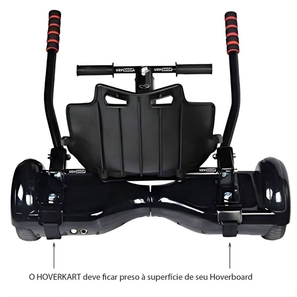 Hoverkart Universal para Hoverboard com Assento e Encosto de Pés Ajustável