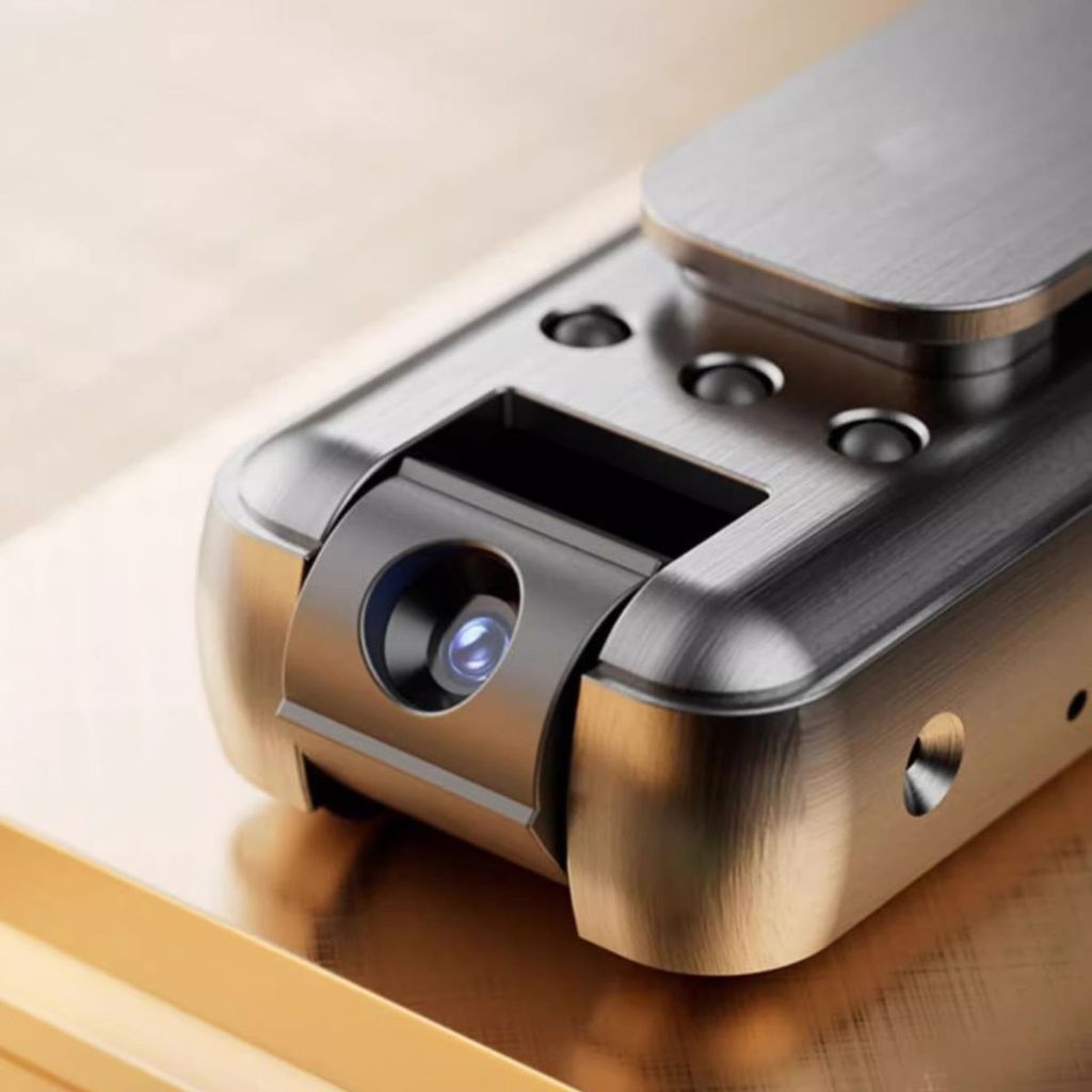 Câmera Espiã Portátil HD 1080P Visão Noturna 24/7 WIFI Tempo Real 180° Rotativa Esportes Ação