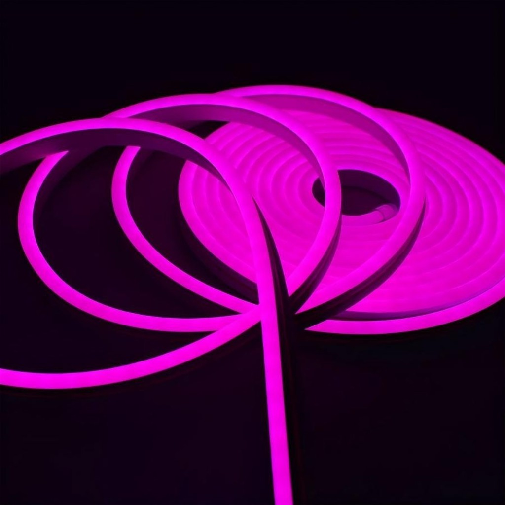 Fita de Led Mangueira Neon 5 Metros 22W Alto Brilho Flexivel 12V Siliconada IP65 Sem Fonte