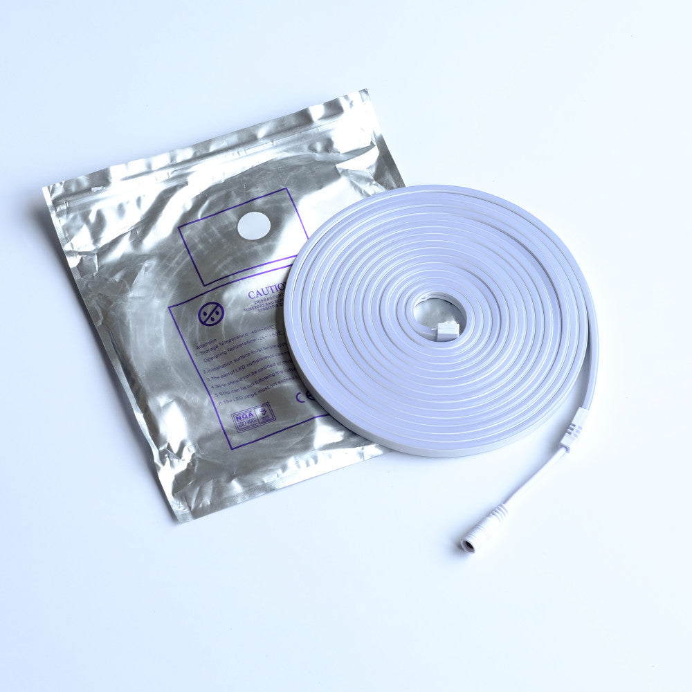 Fita de Led Mangueira Neon 5 Metros 22W Alto Brilho Flexivel 12V Siliconada IP65 Sem Fonte