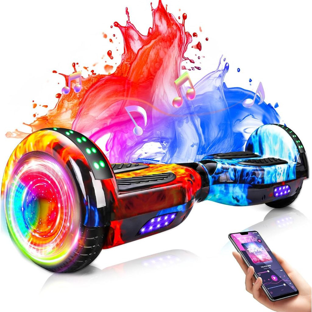 Hoverboard Infantil 6.5 com Led e Bluetooth para Aventuras Estilosas - Uzy Shop