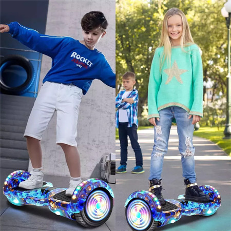 Hoverboard Infantil 6.5 com Led e Bluetooth para Aventuras Estilosas - Uzy Shop
