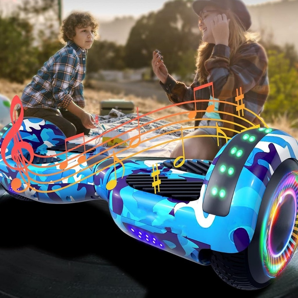 Hoverboard Infantil 6.5 com Led e Bluetooth para Aventuras Estilosas - Uzy Shop