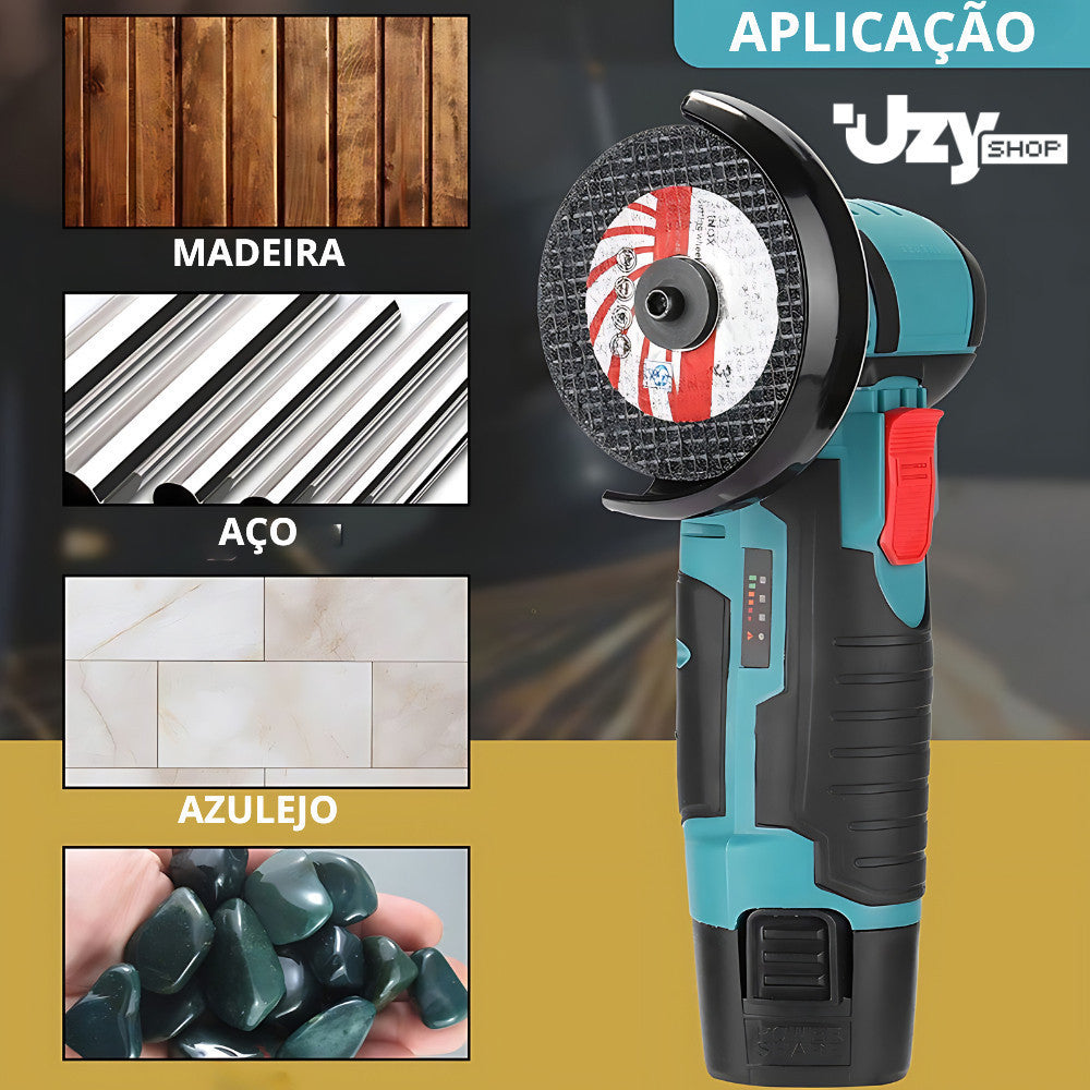 Kit 5 Discos Corte Resina 75mm PowerGrip Furo 10mm Precisão Estabilidade Controle Alto Desempenho