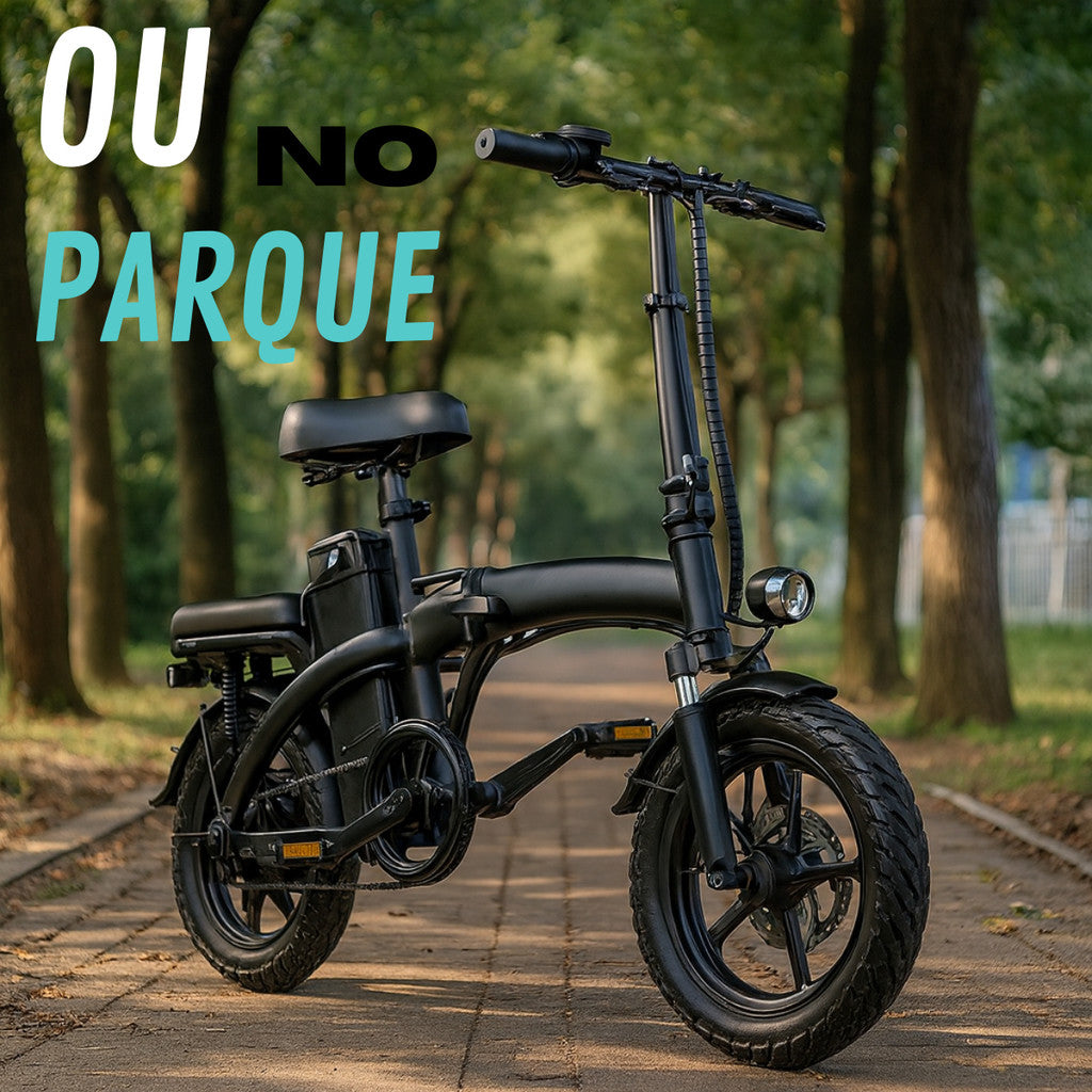 Scooter Elétrica W8 400W 25 km/h 48V Bivolt 2 Lugares Sem CNH Autonomia 25 km Uso Urbano