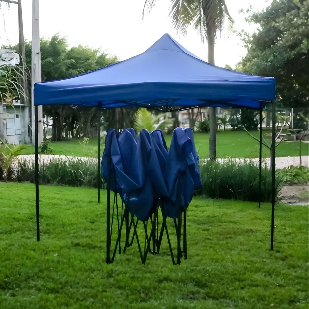 Tenda Gazebo 3x3 Articulada Para Praia Camping e Feira Dobrável Sanfonada