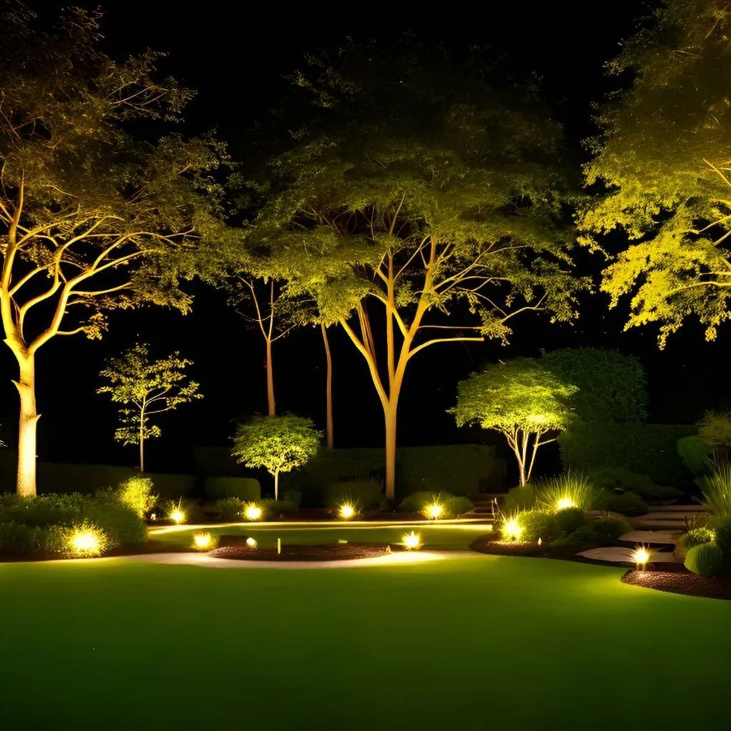 Kit 5 Luminárias Espeto Jardim LED 7W Preto Bivolt IP65 Cor Branco Quente