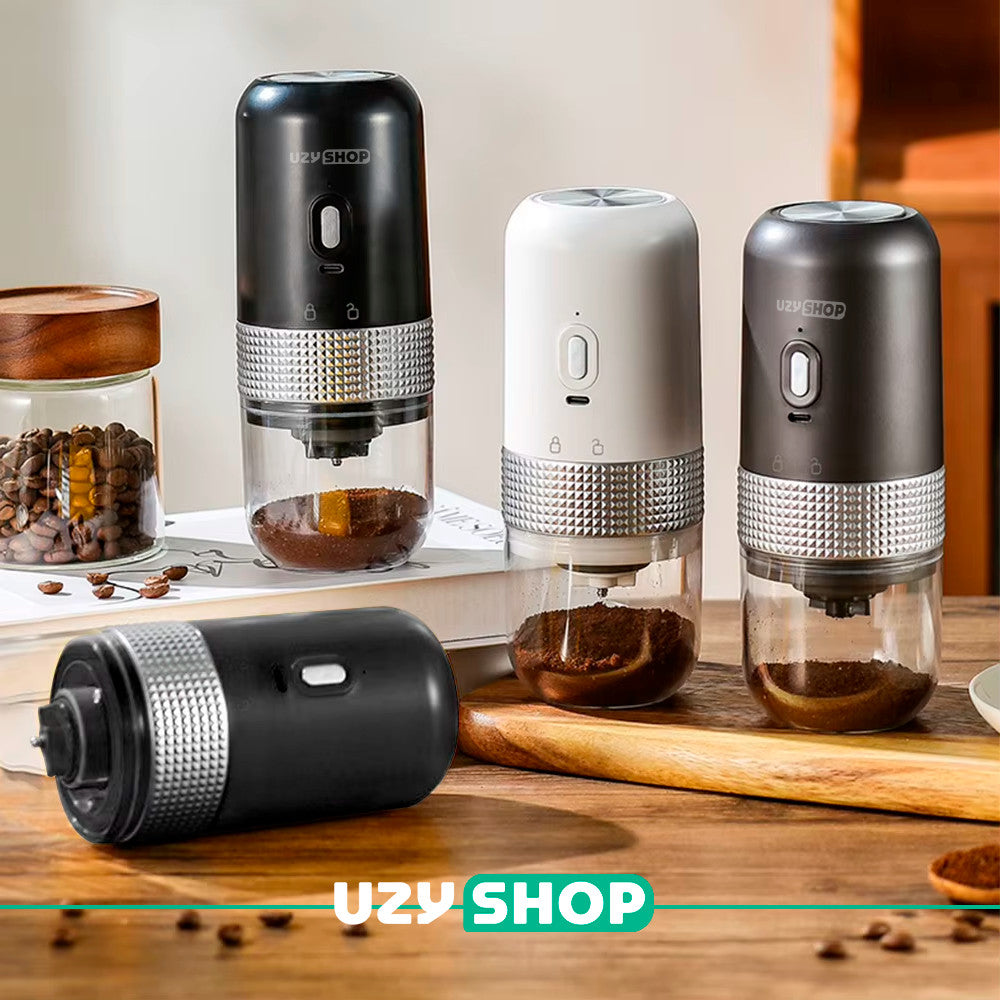 Moedor de Café Elétrico Portátil Recarregável Ajuste de Moagem 25g Capacidade
